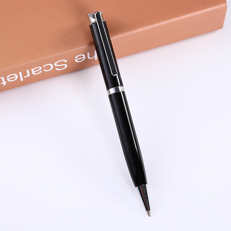 Suministro directo de fábrica Bolígrafo De Metal de negocios pluma de aceite medio de negocios pluma de regalo de publicidad logotipo personalizado