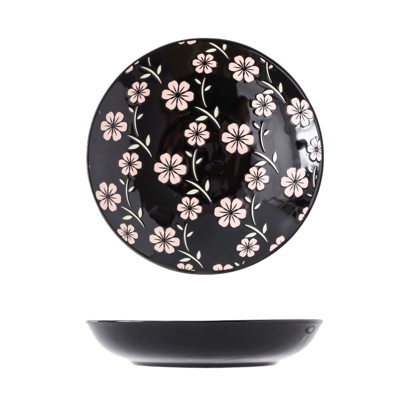 Dinner Plate, Ceramic, 20.6 cm, Green Decorative Tableware for Home