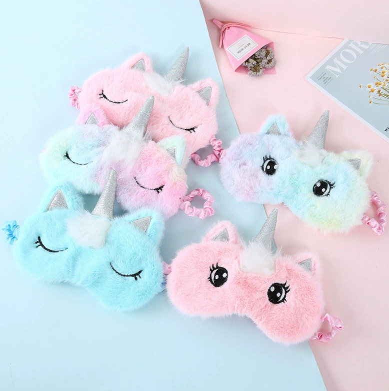 Fuchsia cute sleep mask, gradient