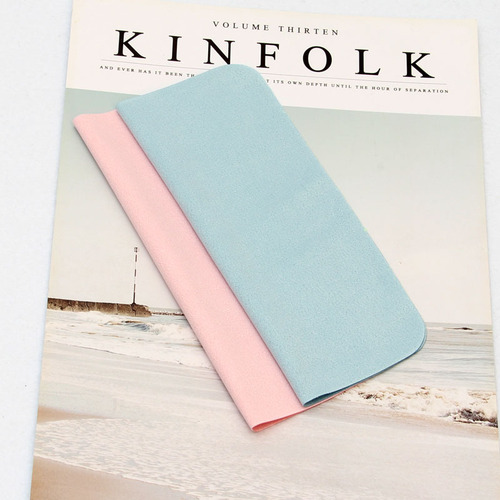 Lens cloth ultra-fine fiber suede screen cleaning cloth for computer and phone, multiple sizes and colors available for customization