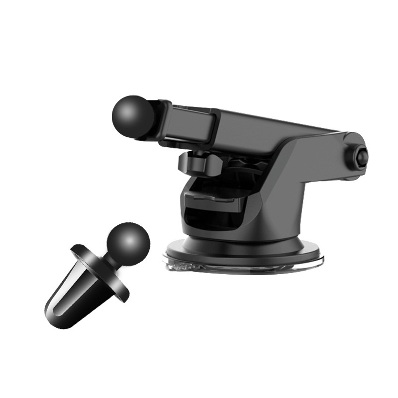 (2개) 자동차 휴대 전화 브래킷 흡입 컵베이스 센터 콘솔 붙여 넣기 액세서리 공기 배출구 유니버설 볼 브래킷 수정