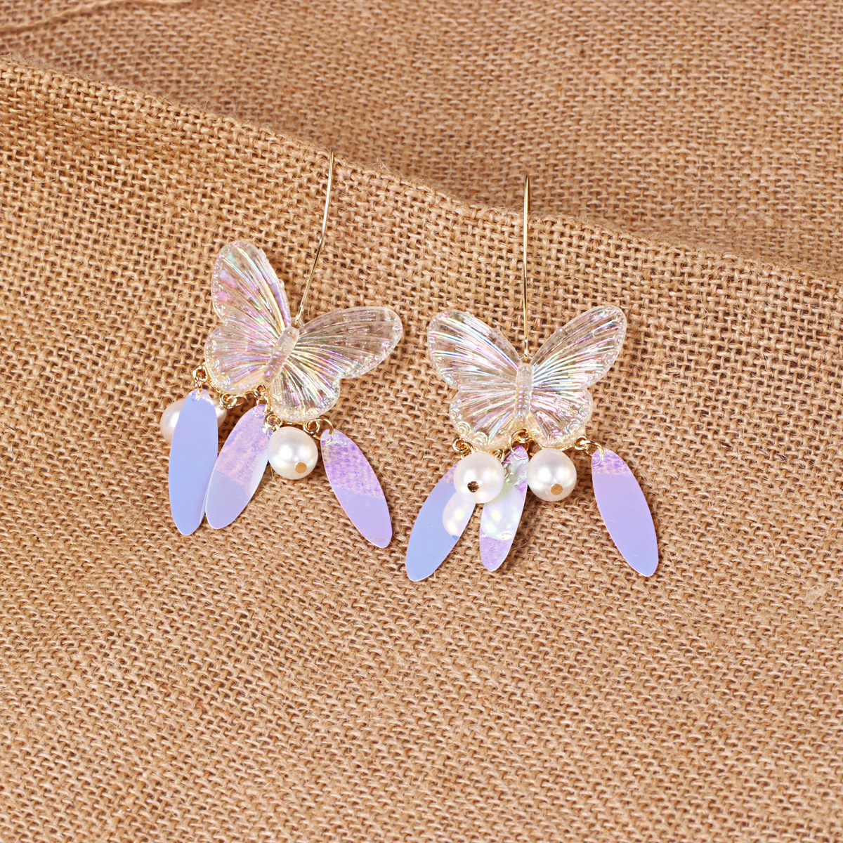 Nouvelle Mode Géométrique Feuille Acrylique Papillon Boucles D&#39;oreilles Goutte D&#39;eau Pour Les Femmes display picture 15