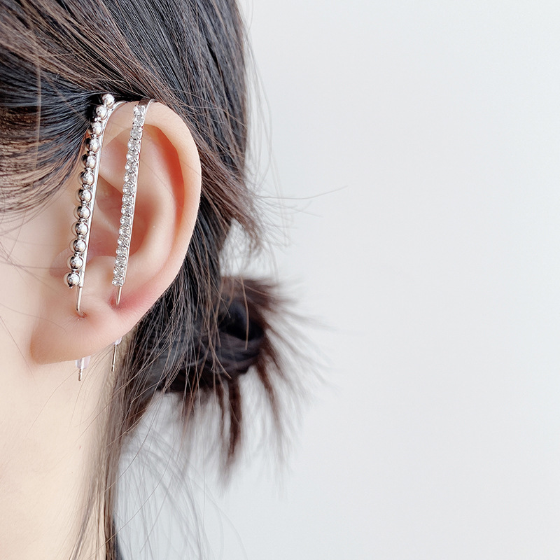 Silver Needle New Trendy Integrated Earrings display picture 1