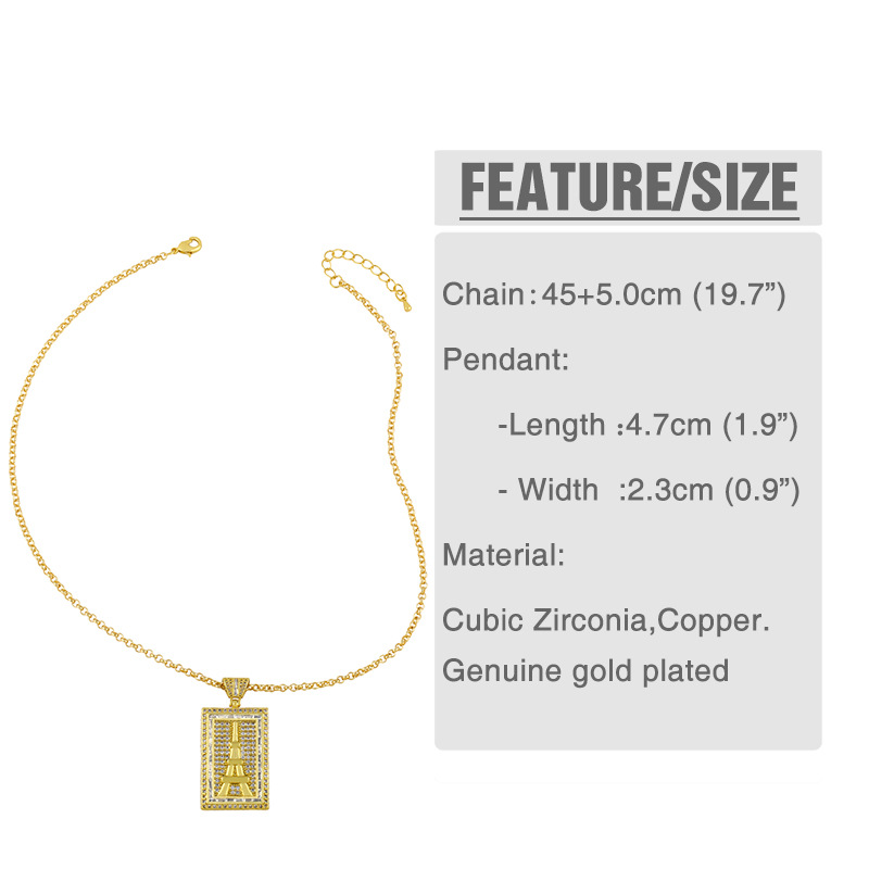 Creative Cross Virgin Mary Iron Necklace