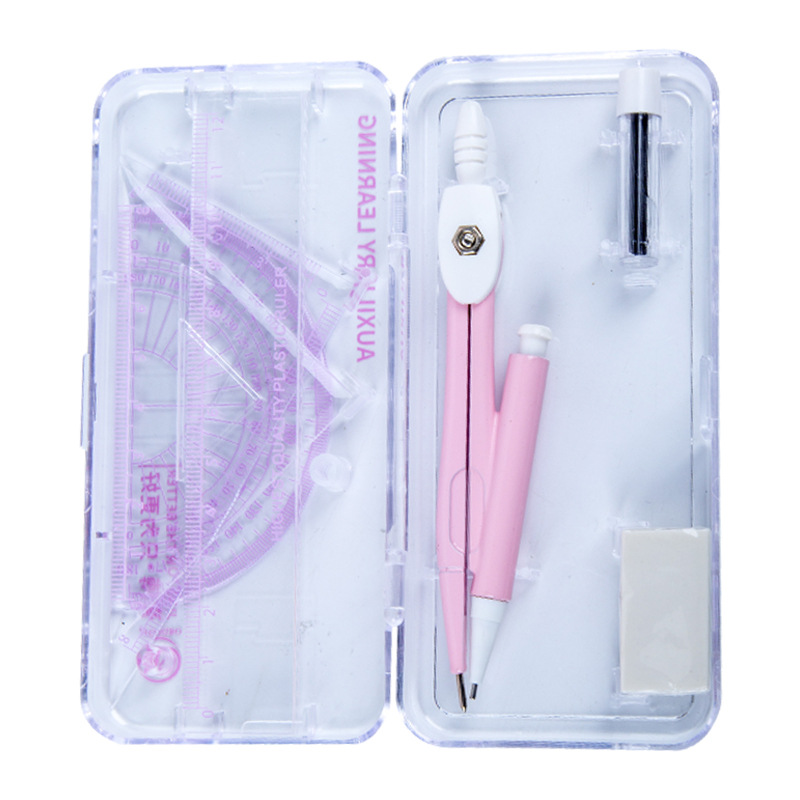 90189 brújulas 7 unidades traje examen estudiante dibujo herramientas regla dibujo diseño matemáticas traje