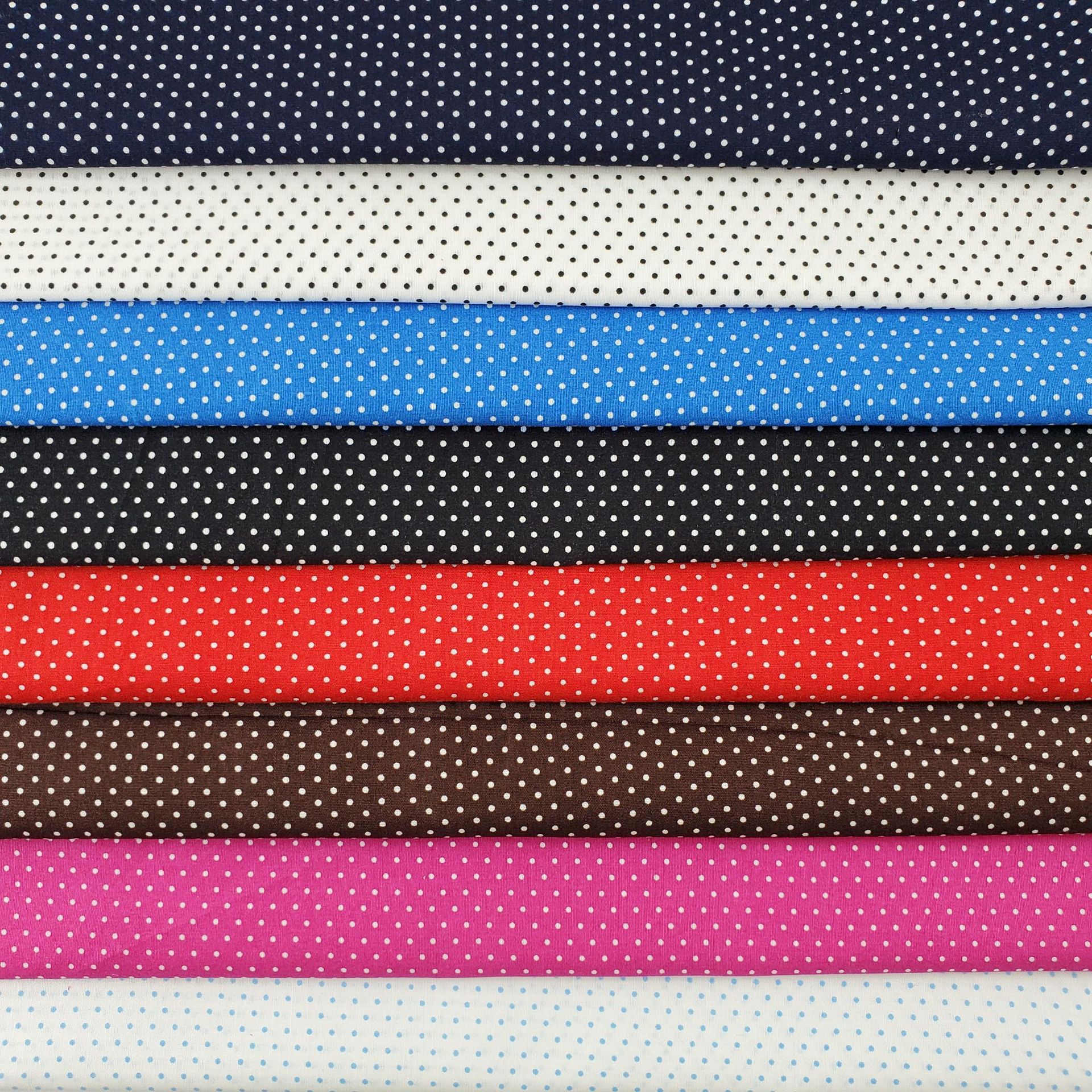 40-pin cotton poplin printed fabric 0.2 cm dot printing Spot product