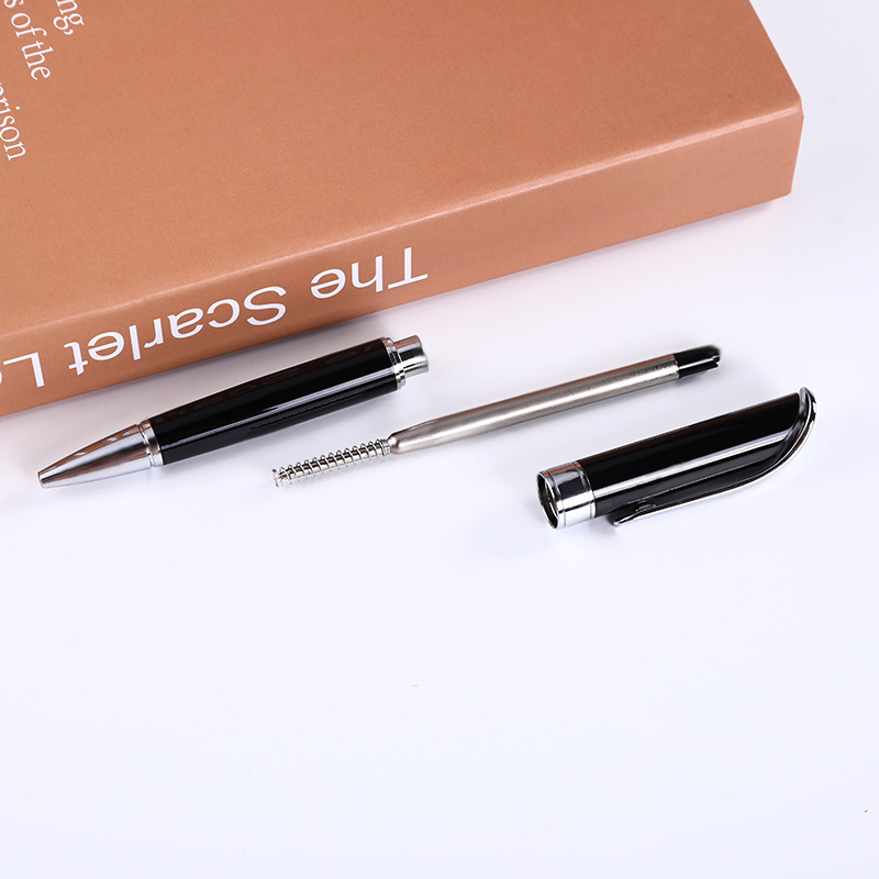 Suministro directo de fábrica pluma regalo de negocios Bolígrafo De Metal bolígrafo personalizado Oficina pluma de aceite publicidad bolígrafo pluma de metal