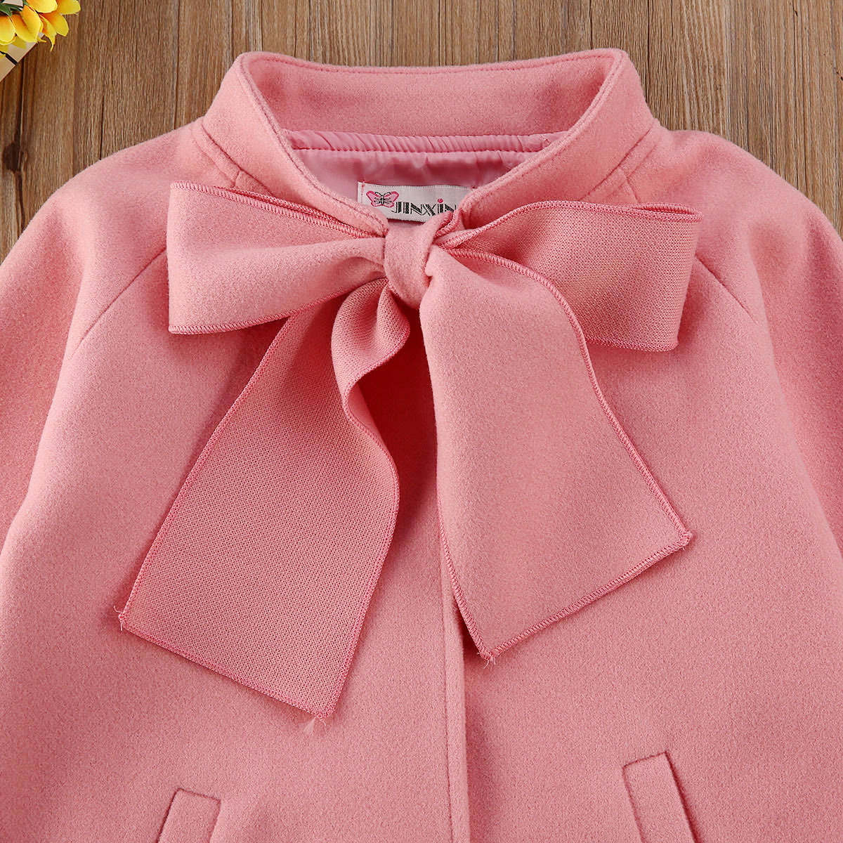 Fashion Solid Color Polyester Girls Outerwear display picture 6