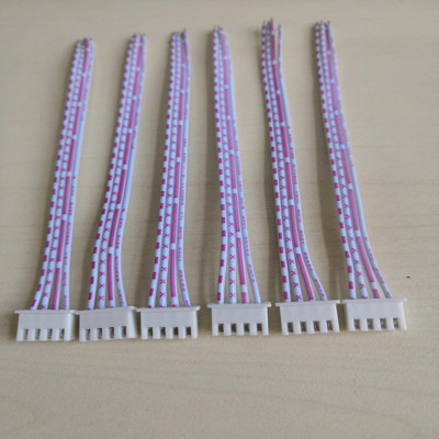 紅白排4P*100MM XH端子排線電子PH2.0 2.54均可定做加工電子排線