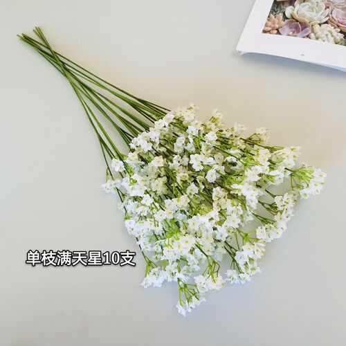 Starflower Artificial Silk Flower Decorations, Artificial Flowers Home Decor, Artificial Plant Stand, Photo Prop