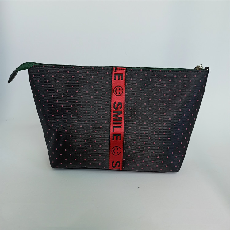 new pattern Storage bag waterproof Fabric printing Dot Foreign trade Japan quality Cosmetic travel Storage Wash bag