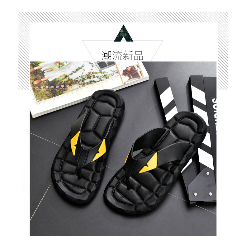 小怪兽人字拖_11