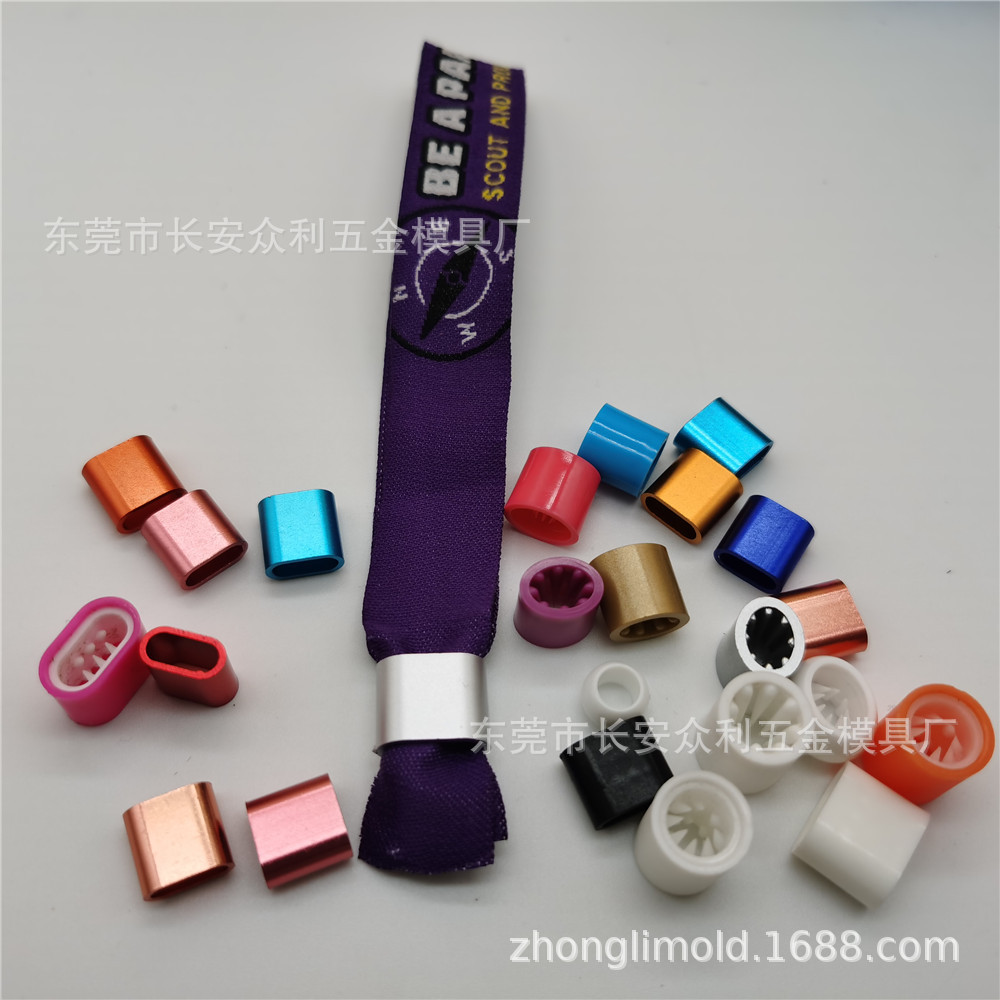 手腕带扣 书写类倒刺扣 标识带扣 倒刺扣 绳扣 各种颜色