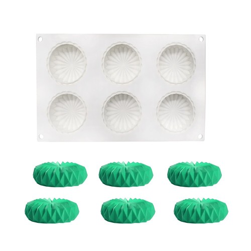 Manufacturer mooncake mold origami round mousse mold cake mold silicone mold baking utensils handmade soap mold