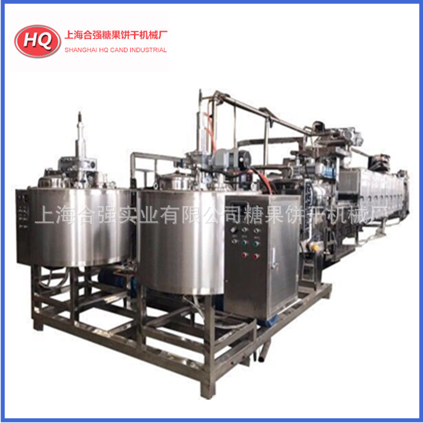 供应GD全自动真空薄膜熬糖连续浇注成型生产线/糖果机械/厂家供应