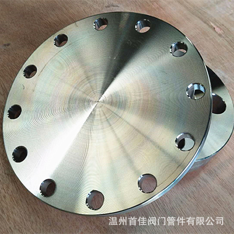 不锈钢304法兰盖 法兰盲板 镜面抛光304盖板 堵头封头盖板