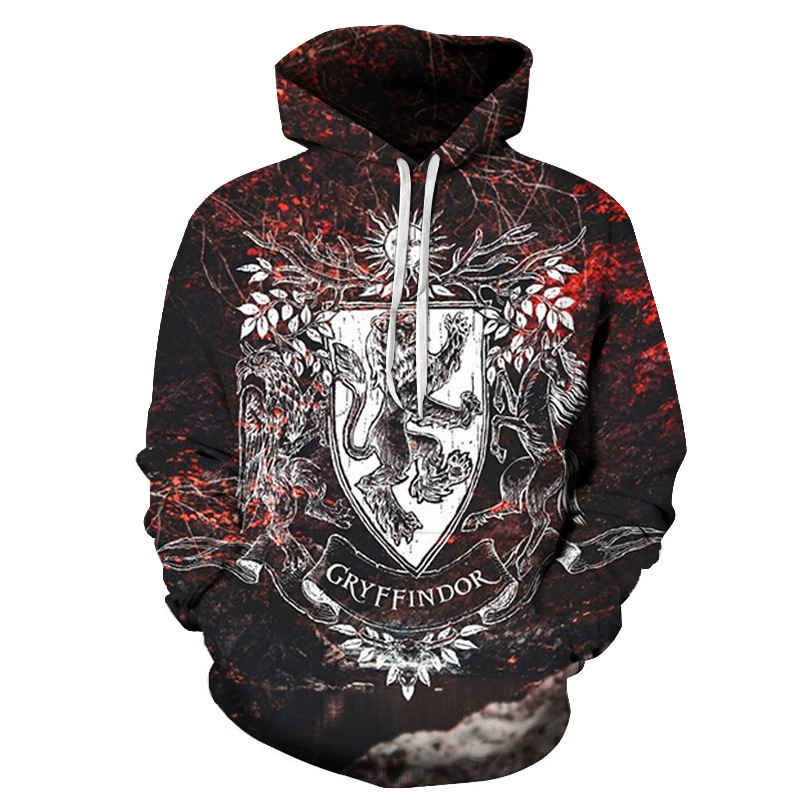 2020 Loose Fashion Hoodie Hoodie Harry Potter Series 3D Printed Hoodie