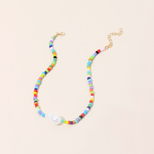 Multi-layer Sequin Bead Chain Necklace Female Women's Clavicle Chain display picture 18