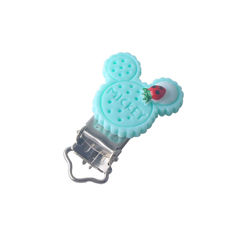 Bebé suministros de dibujos animados animal forma pezón clip DIY joyería bebé molar pezón clip Accesorios