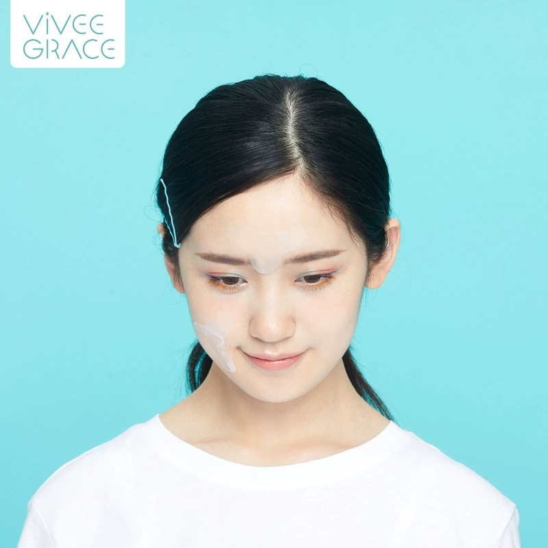 Анти‑морщинные наклейки для лица (VIVEE GRACE) — пластыри на лоб, надбровье и области глаз‑мордочек, 3 варианта цвета