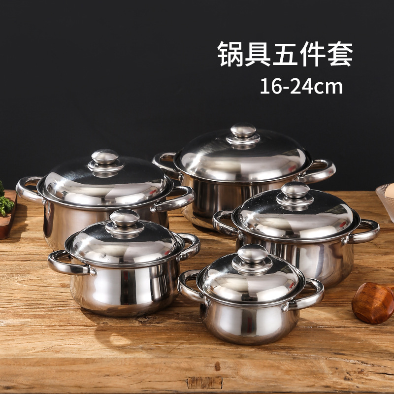 Chuanghong Stainless Steel Cookware Five...