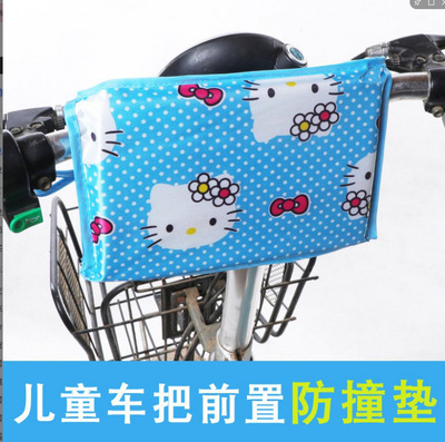电动车踏板摩托车前置儿童座椅防撞头卡通枕头防撞包电瓶车防撞垫|ms