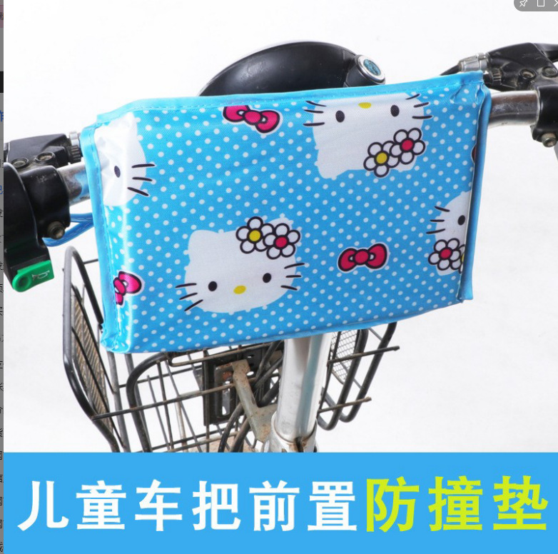 电动车踏板摩托车前置儿童座椅防撞头卡通枕头防撞包电瓶车防撞垫|ms
