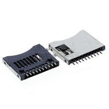 簡易TF卡座 MICRO SD CARD T-FLASH卡座 簡易式不自彈TF卡槽 銅殼