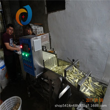 新品上市藕盒上浆机  客户推荐全自动藕条上浆油炸生产线