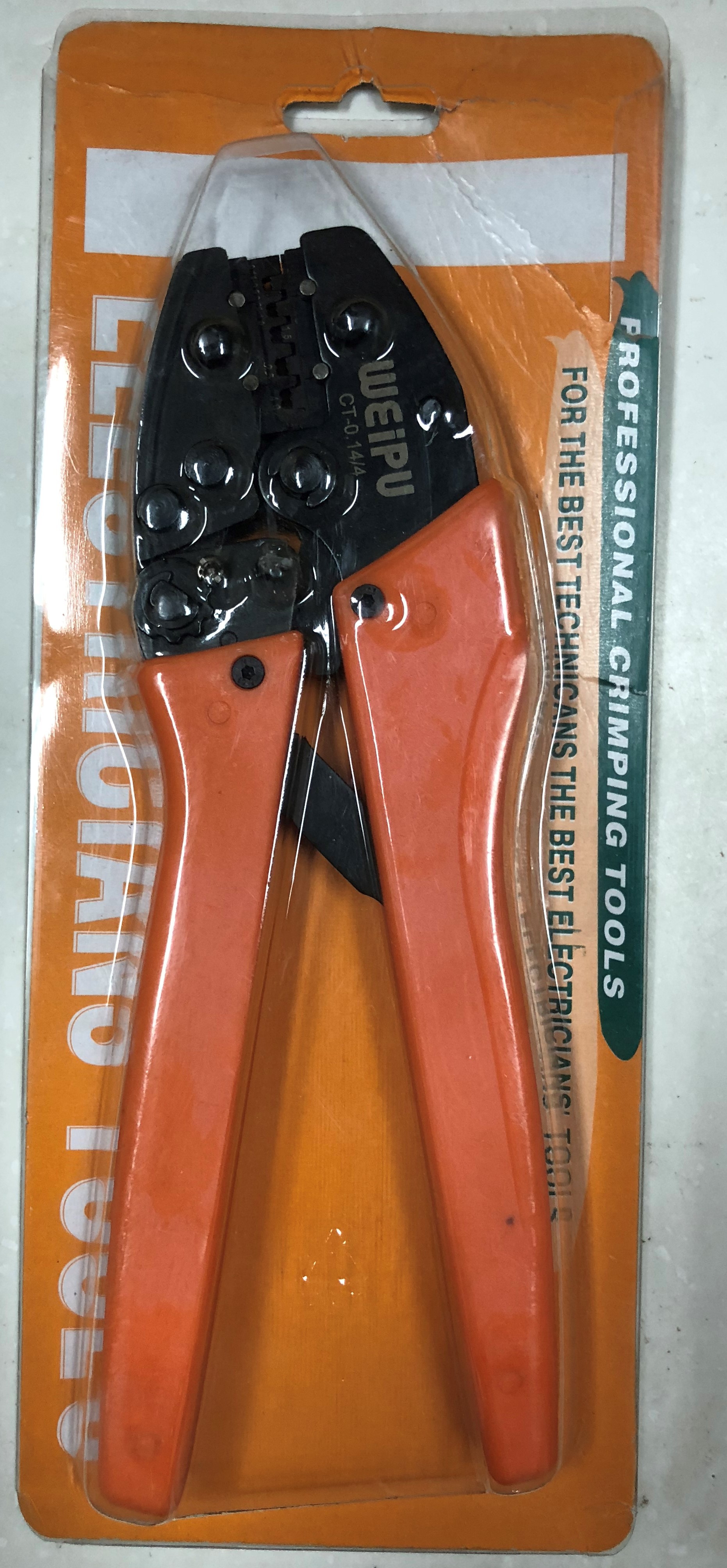 WEIPU威浦压线钳冷压针工具退针工具压接工具CT-0.14/4 冷压钳 冷