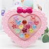 Children's toy, crystal, ring with stone for princess, cute jewelry, with gem