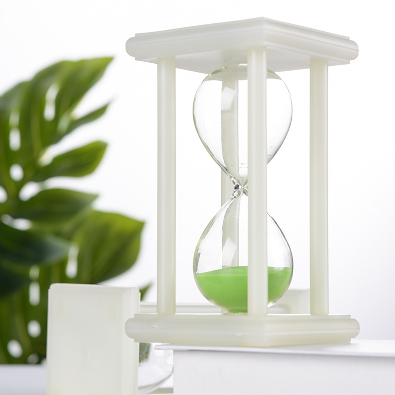 Suministro directo de fábrica temporizador de reloj de arena 3/30 minutos Reloj de arena luminoso resistente a la gota de los niños