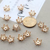 Copper zirconium flower-shaped, three dimensional Chinese hairpin for bride, accessory