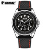 Silica gel waterproof watch, sports quartz fashionable mechanical calendar