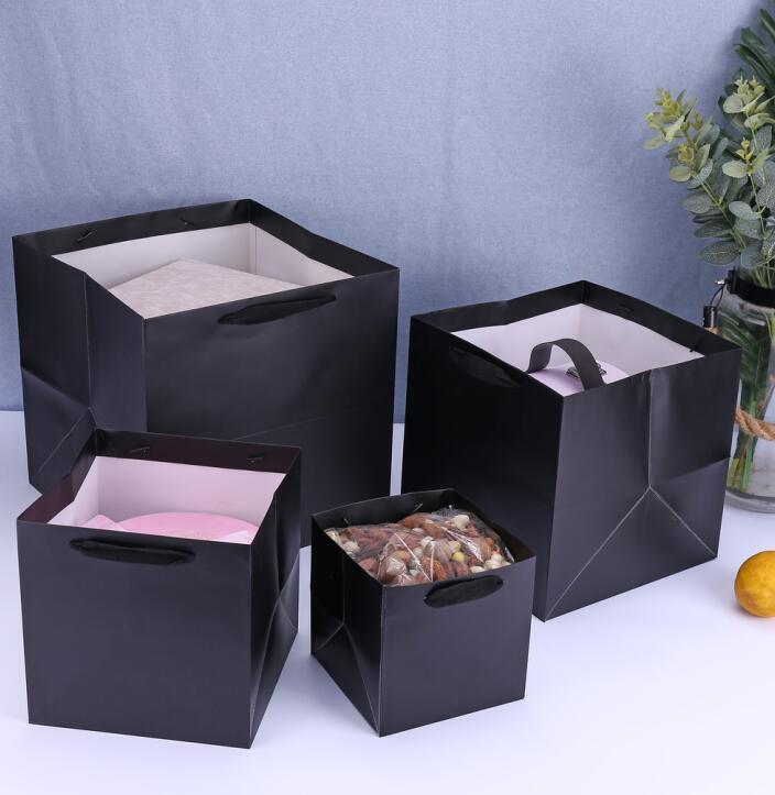 150g Weight Gift Bags Event & Party Supplies Retro Solid Color Paper Festival Gift Bags
