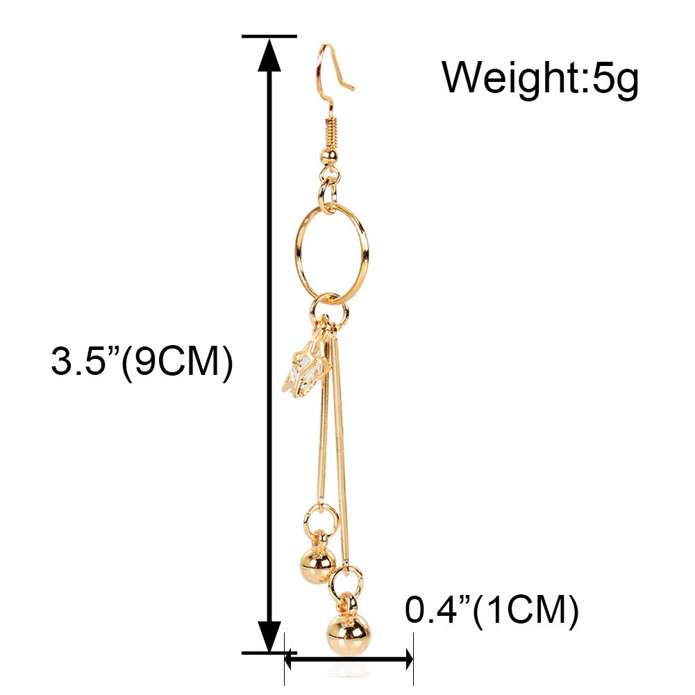 Simple Metal Earrings Fashion Wild Elegant Sweet Earrings Wholesale Nihaojewelry display picture 1