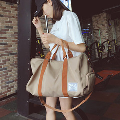 Short-distance travel bag, men's handbag, women's business trip large-capacity travel bag, simple luggage bag, trendy waterproof fitness bag