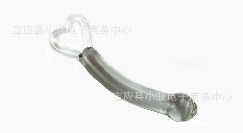 Glass anal plug sex rod outing anus glass rod sex toy back yard chrysanthemum bead female masturbation device