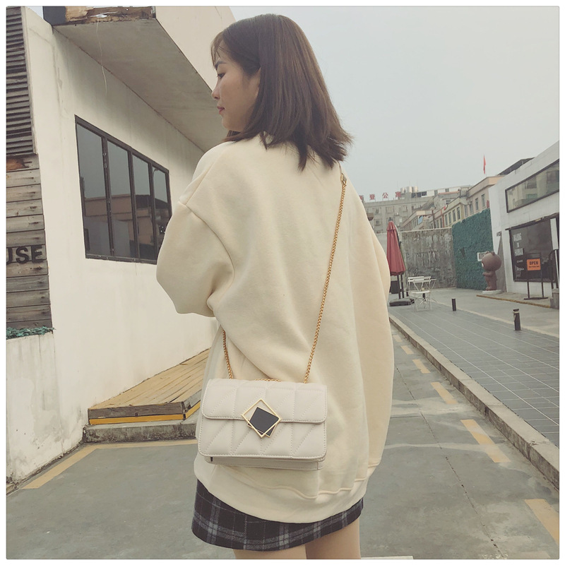 Fashion Stone Pattern Shoulder Messenger Small Square Bag display picture 8