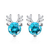 Small fresh earrings, Korean style, simple and elegant design, internet celebrity