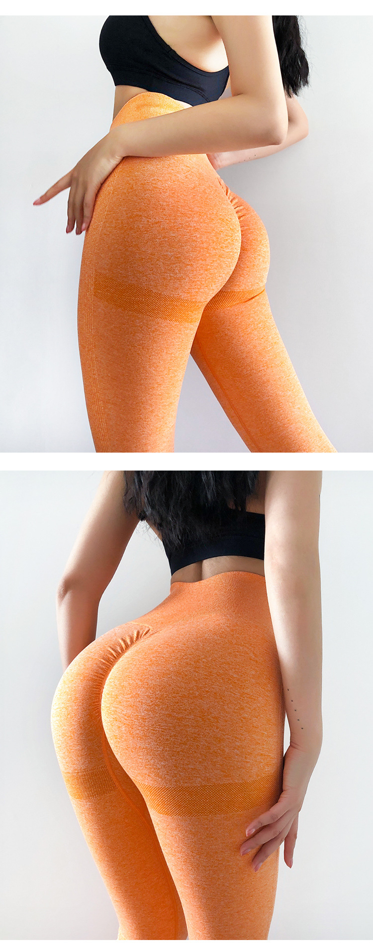 seamless knitted peach hip yoga pants NSMYY55829