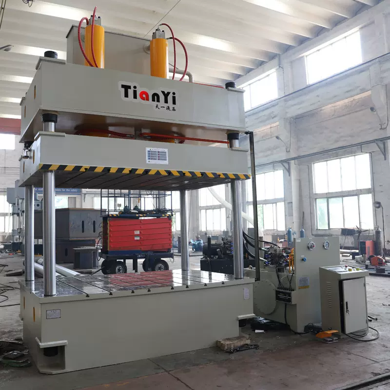 天津市天一现货销售150T液压压力机 150吨快速三梁四柱油压机