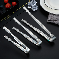 Sugar tongs, ice tongs, stainless steel tongs, barbecue tongs, small tongs, 201 non-magnetic stainless steel towel tongs, mini tongs, coffee tongs