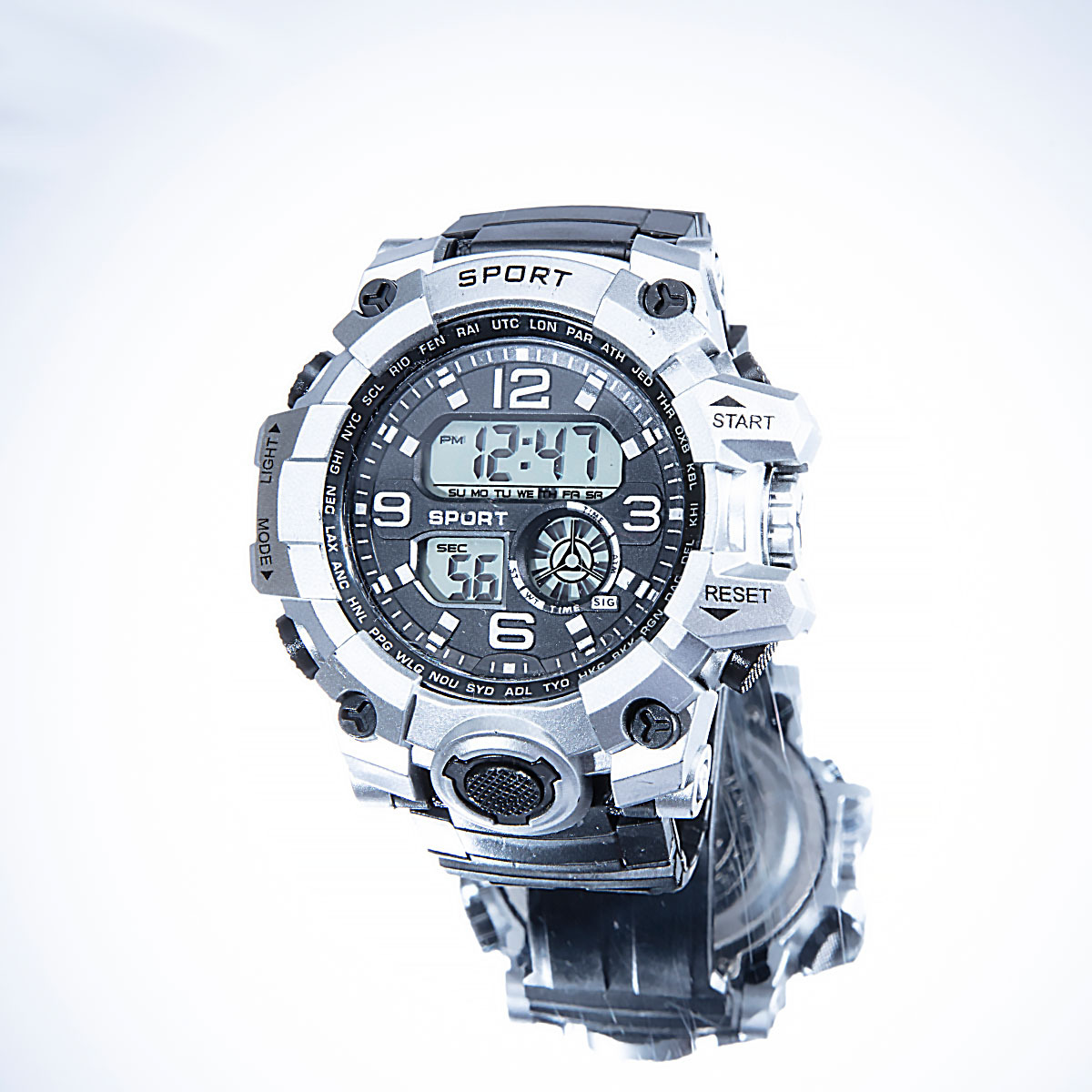 Moda de moda deportes al aire libre montañismo Kushang reloj de hombre estudiante masculino multifuncional reloj electrónico personalizado N1000