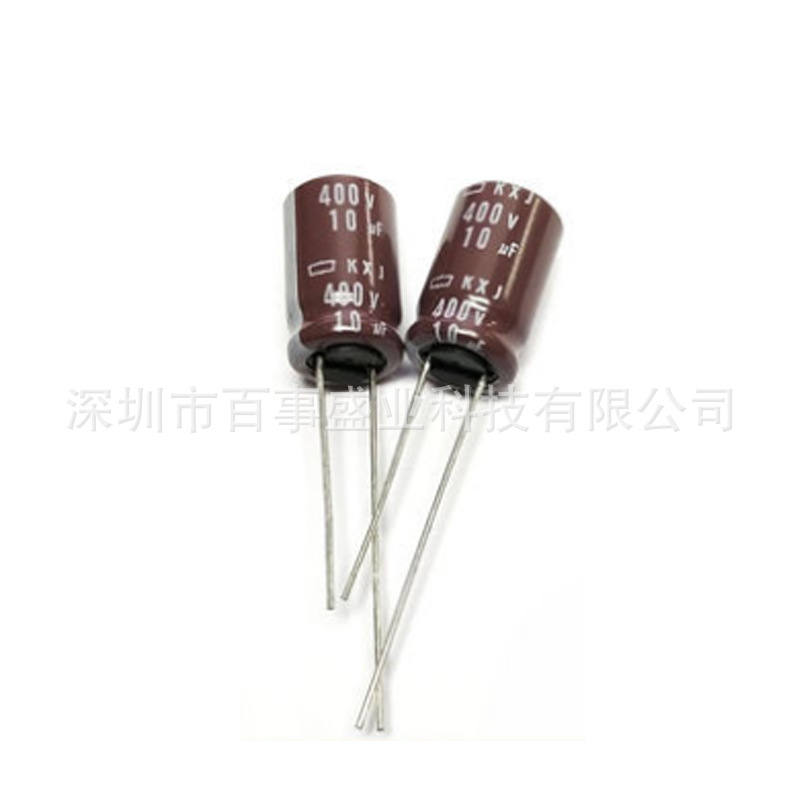 百事盛业科技 原装化工NCC黑金刚电解棕色400V 10UF 10*20 全系列