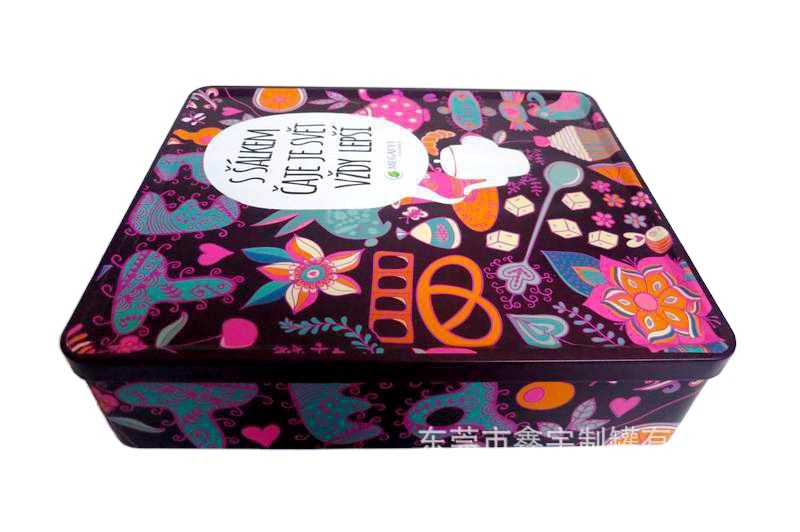 Caja de hierro para galletas de ardola tibetana, especialidad de Suzhou, galletas de ardola de ardola, lata de hierro, caja de regalo de metal de azúcar de sésamo, miel