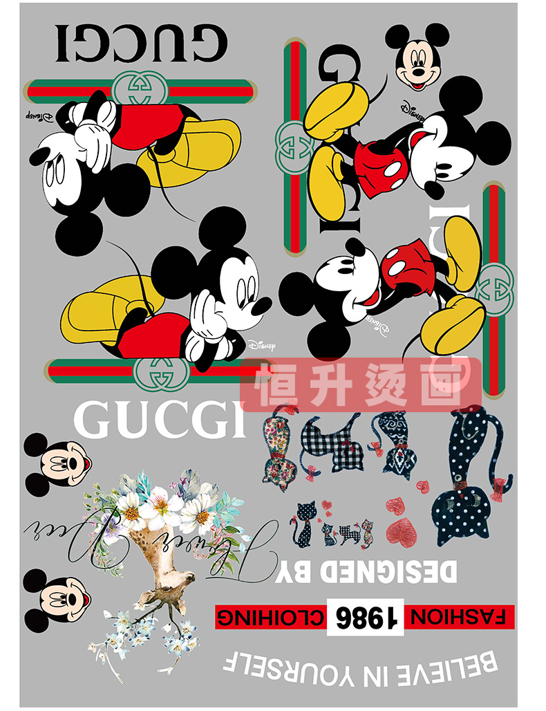 柯式卡通烫画详情插图1