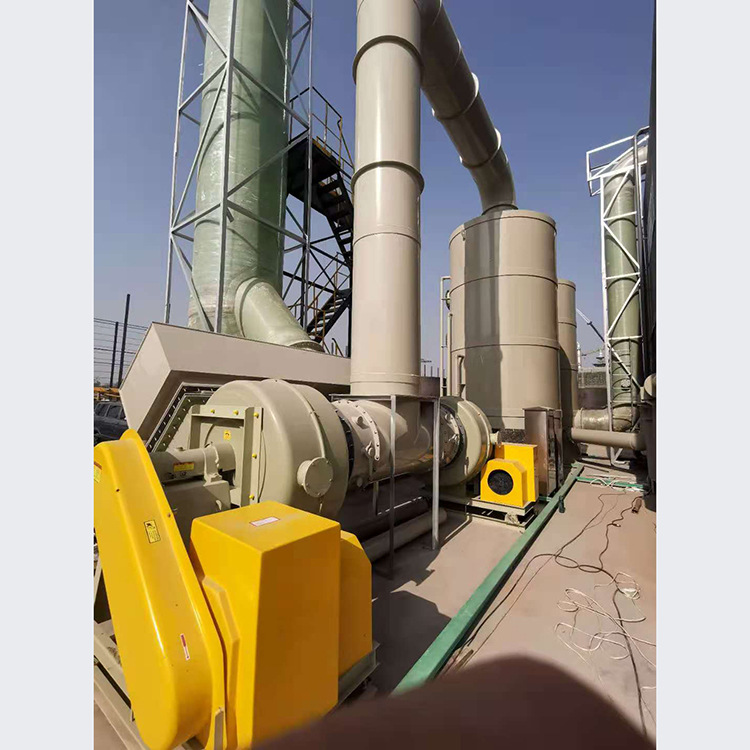 PP喷淋塔 废气净化处理装置 市政废气净化处理设备 轮胎净化厂