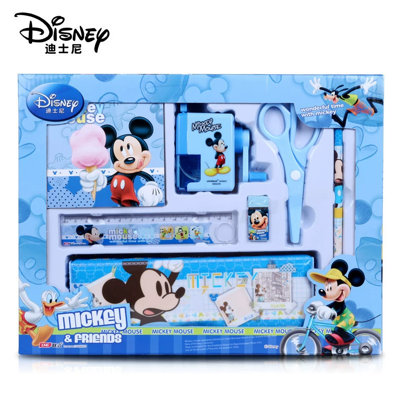 Disney канцелярия, набор, детская подарочная коробка с персонажами для мальчиков начальной школы