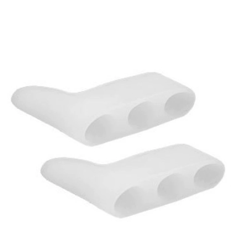 Разветвитель пальцев ног с тремя отверстиями для инверсии пальцев ног SEBS защита для Выравнивателя пальцев ног вальгусный разделитель пальцев ног оптом